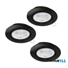 EGLO 901758 LEDbeépszpot Ø85 IP44 fk 3db Favazzina