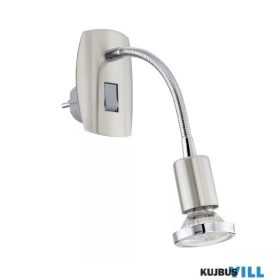   EGLO 902366 STECKDOSENSPOT/1 NICKEL-M/CHROM 'MINI 4'