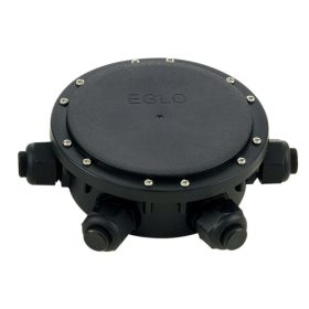 EGLO 91207 Kült. 6 bemenetes elosztó fekete IP68