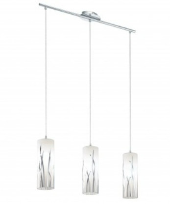 EGLO 92741 Függ E27 3x60W üv/kr h:70,5cm Rivato