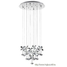 EGLO 93662 LED krist.függ 15x2,5W d:50cm Pianopoli