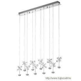 EGLO 93663 LED krist.függ 10x2,5W 10x87cm Pianopoli