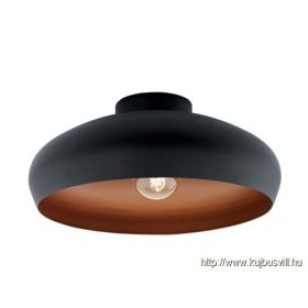 EGLO 94547 Menny.E27 60W fekete/réz 40cm Mogano