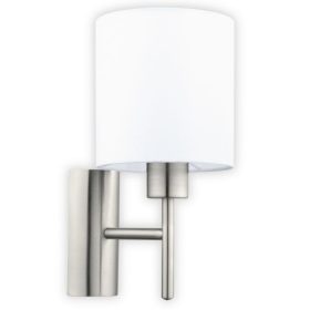 EGLO 94924 Fali E27 60W fehér/matt nikkel Pasteri