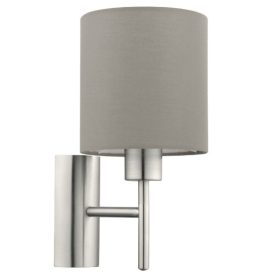 EGLO 94925 Fali E27 60W szürkésbarna/mnik Pasteri