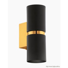 EGLO 95364 LED fali GU10 2x3,3W fekete/aranyPassa