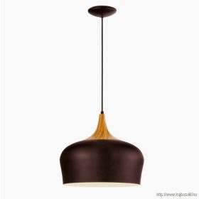 EGLO 95385 Függeszték E27 1x60Wbarna/tölgyObregon