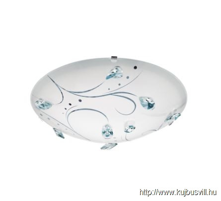 EGLO 95689 LED menny.3X3,8W fehér/krist Sorrenta1