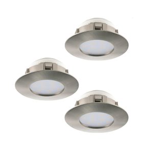 EGLO 95823 LED beép.3x6W 7,8cm mnikkel fix Pineda