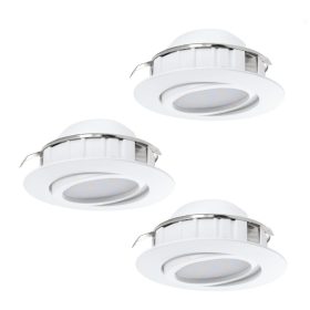 EGLO 95851 LED beépíthető 3x6W 8,4cm fehér Pineda