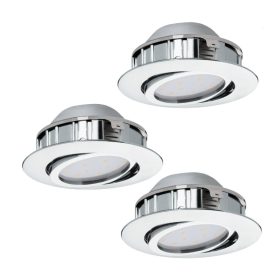 EGLO 95852 LED beépíthető 3x6W 8,4cm króm Pineda