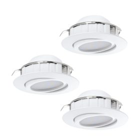 EGLO 95857 LED beépíthető 3x6W 8,4cm fehér Pineda