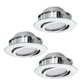 EGLO 95858 LED beépíthető 3x6W 8,4cm króm Pineda