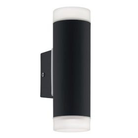 EGLO 96505 Kült.LEDfali GU10 2x5WIP44fek RigaLED