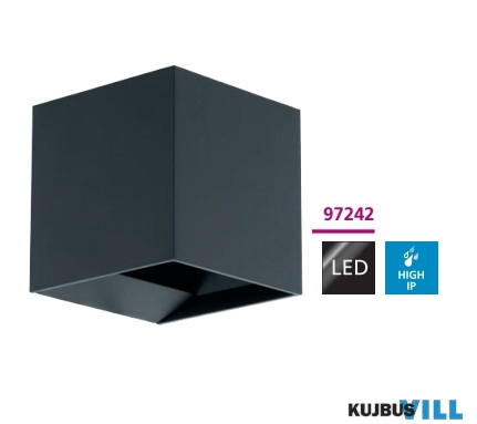 EGLO 97242 CALPINO Kült.LED fali 2x3,3W antracit Calpino
