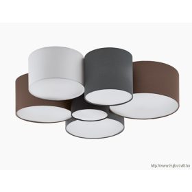 EGLO 97838 Mennyezeti E27 6x40W színes Pastore