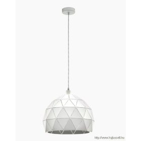 EGLO 97855 Függ.E27 1x60W 40cm fehér Roccaforte