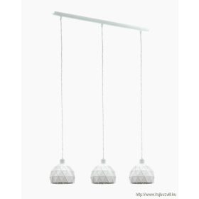 EGLO 97857 Függeszték E14 3x40W fehér Roccaforte