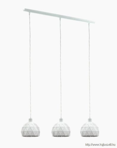 EGLO 97857 Függeszték E14 3x40W fehér Roccaforte