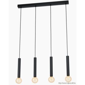 EGLO 98057 Függeszték E27 4x60W fekete Cortenova