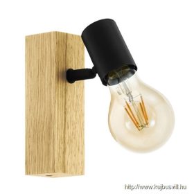 KIFUTÓ EGLO 98111 Fali E27 10W tölgy/fekete Townshend 3