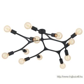 EGLO 98319 Mennyezeti E2712x60W fekete Bocadella1