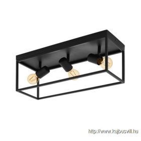 EGLO 98333 Mennyezeti E27 3x40W fekete Silentina