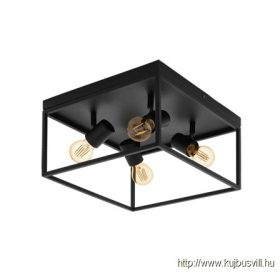 EGLO 98334 Mennyezeti E27 4x40W fekete Silentina