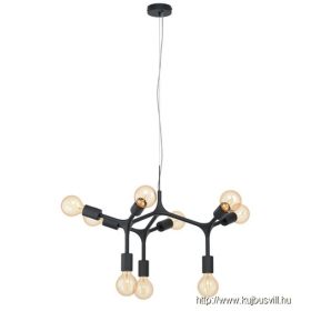 EGLO 98346 Függeszték E27 9x60W fekete Bocadella