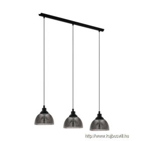 EGLO 98384 Függeszték E27 3x60W fekete Beleser