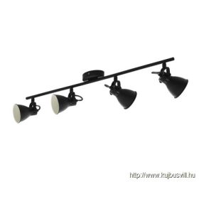 EGLO 98408 LED menny GU10 4x3,3W fekete Seras