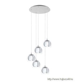 EGLO 98596 Függeszték E27 5x28W króm Rocamar1