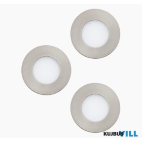 EGLO 98634 LEDbeép szett 3x3W8,5cm nikk3000KFueva