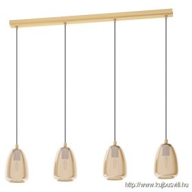 EGLO 98649 Függ.E27 4x40Wcsiszréz/amber Alobrase