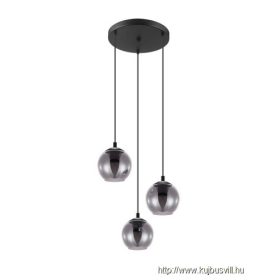 EGLO 98653 Függeszték E27 3x40W fekete Ariscani