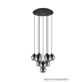EGLO 98654 Függeszték E27 10x40W fekete Ariscani