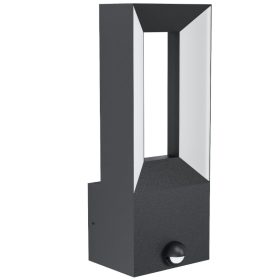 EGLO 98726 LEDkült fali fek/fh IP44 szenzRiforano