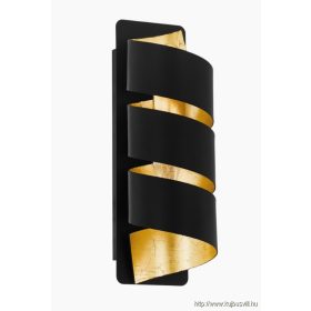 EGLO 98755 Fali E14 1x40W fekete/arany ELIZONDO