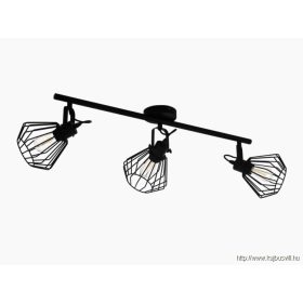 EGLO 98764 Fali/menny E27 3x40W fekete Tabillano