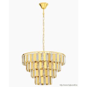 EGLO 99097 Függeszték E14 7x40Wréz/kristályErseka