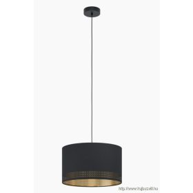 EGLO 99273 Függ.E27 1x40W fekete/arany Esteperra
