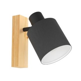 EGLO 99488 Fali E27 1x10W fa/fekete Batallas