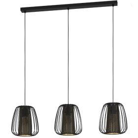 EGLO 99662 Függeszték E27 3x40Wfek/arany Curasao