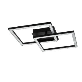 EGLO 99799 LED mennyezeti 21W 3000K fekete Lejias