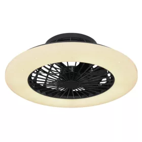   GLOBO 03628B TRAVO Mennyezeti ventilátor Fém fekete, műanyag fekete-fehér,  sza