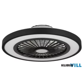   GLOBO 03653 BLIZZAK Mennyezeti ventilátor fém/műanyag fekete/fehér, dimmelhető,