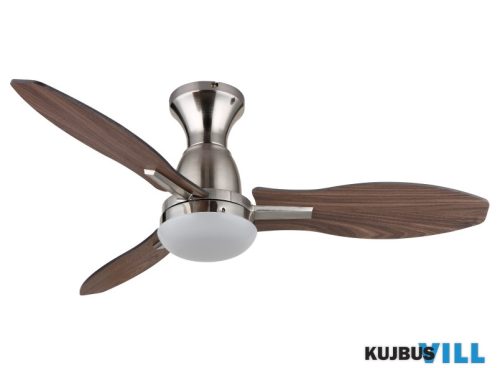 GLOBO 03671N GALE Mennyezeti ventilátor fém nikkel,műanyag fehér/fa megjelenés