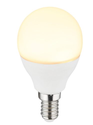 GLOBO 10565 LED BULB Led fényforrás műanyag fehér/alumínium,ø: 45mm, M: 88mm, tartozék:  1x E14 LED 7W 230V,  650lm, 3000