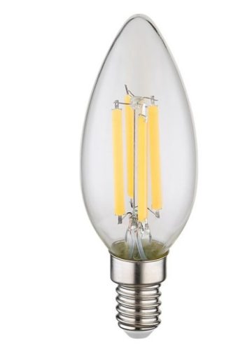 GLOBO 10577K LED BULB LED fényforrás üveg átlátszó, ø: 35mm, M: 98mm, tartozék:  1x E14 LED 6W 230V, 800lm , 3000K