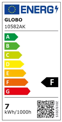 GLOBO 10582AK LED BULB LED fényforrás üveg borosyán  7W